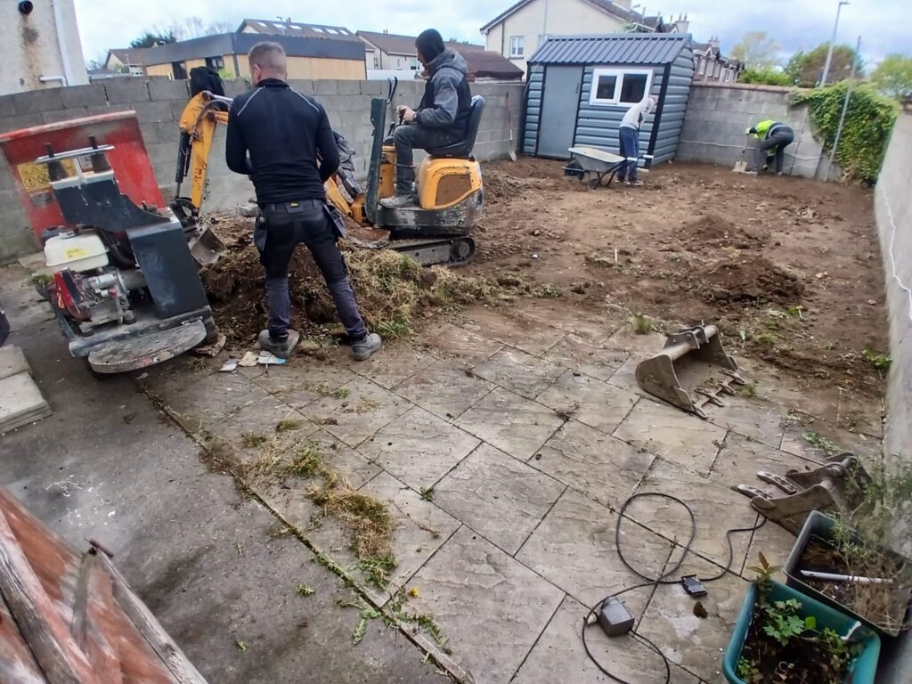 porcelain paving, Stepping stones , new instant lawn (6)