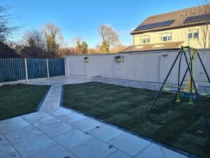 porcelain paving , raised beds with cladding finish (6)